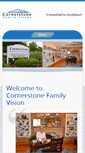 Mobile Screenshot of cornerstonefamilyvision.com